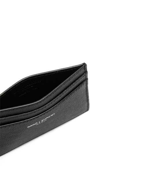 Card holder with logo SAINT LAURENT | 375946BTY0N1000